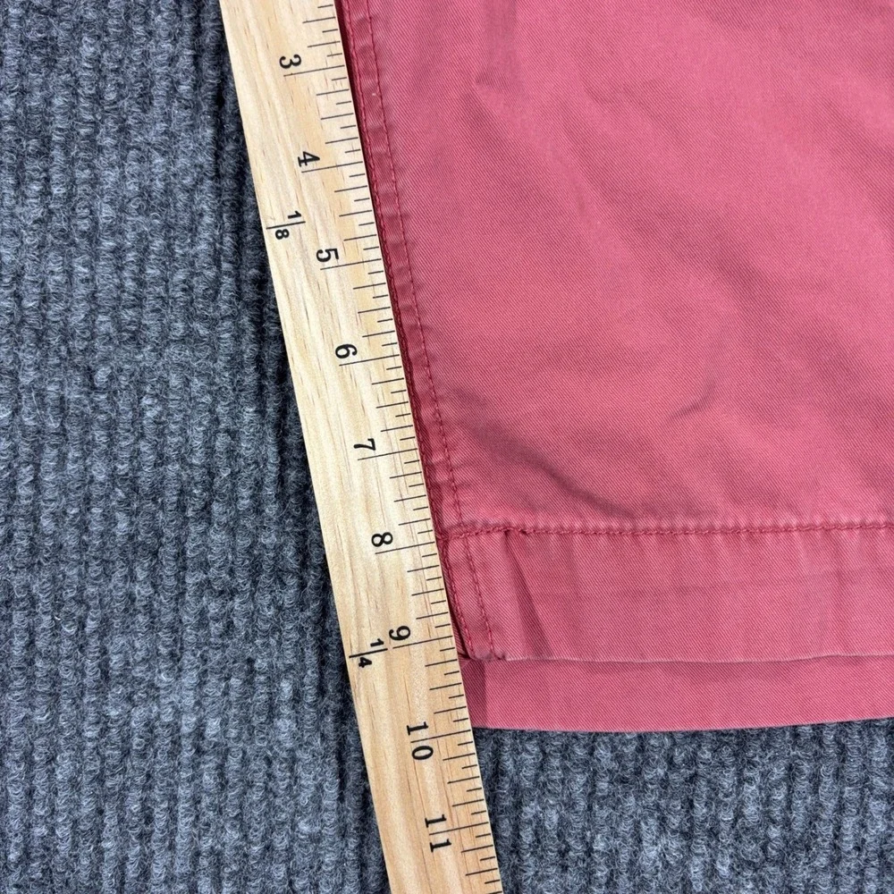 Cremieux Chino Shorts Mens Size 40 Pink Classics Cotton Flat Front